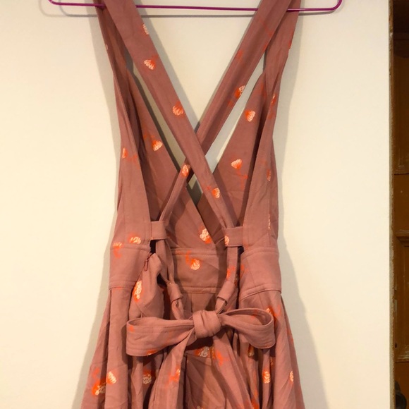 Free People mauve dandelion halter dress, size 6 - Picture 4 of 10